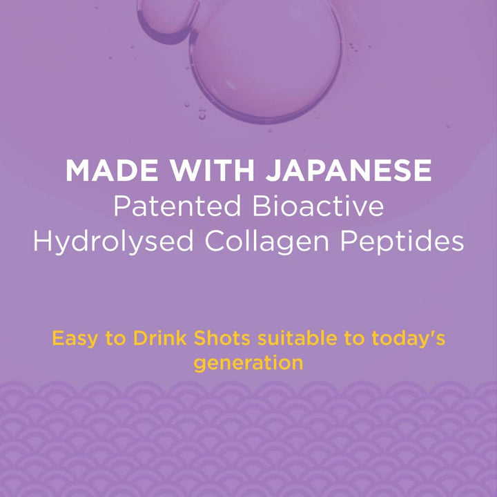 Collagen Shot made with japanese patented Bioactives