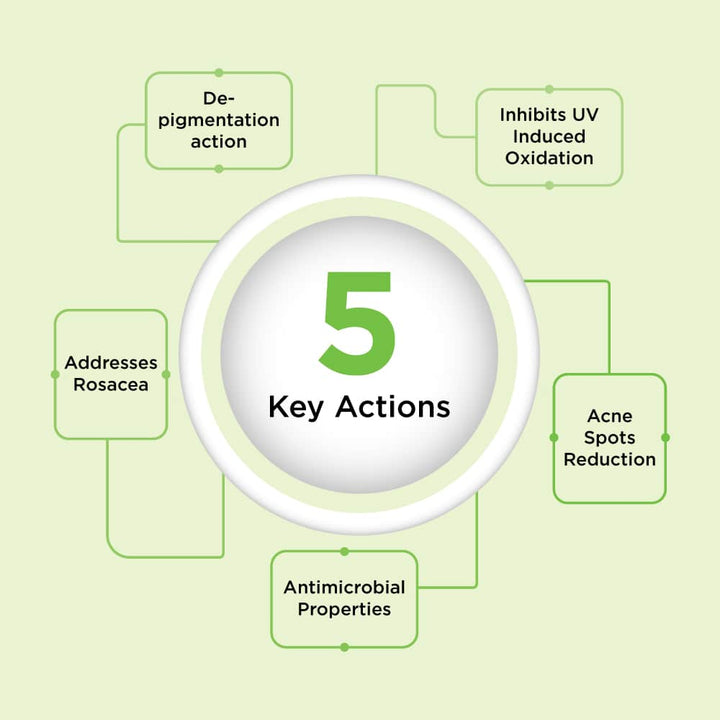 Azelaic acid serum 5 key Actions