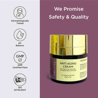 Anti Aging night Cream  promise Safety & Quality