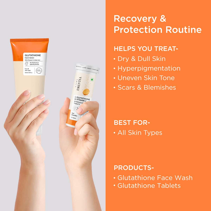 Glutathione duo Recovery & protection routine
