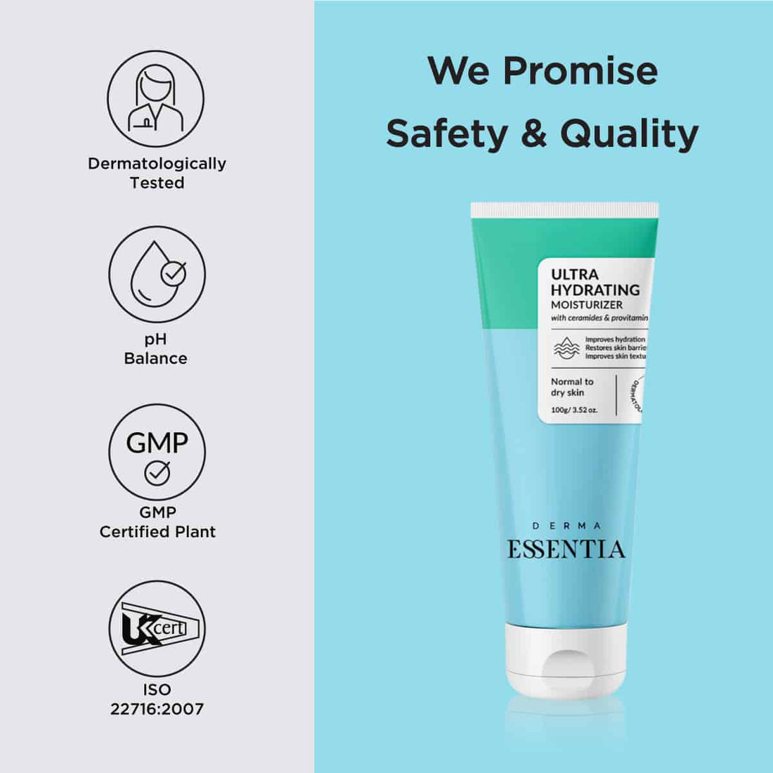 Ultra Hydrating Moisturizer Safety Features