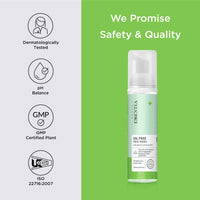 Oil Free Foaming Face Cleanser Features Safety & quality