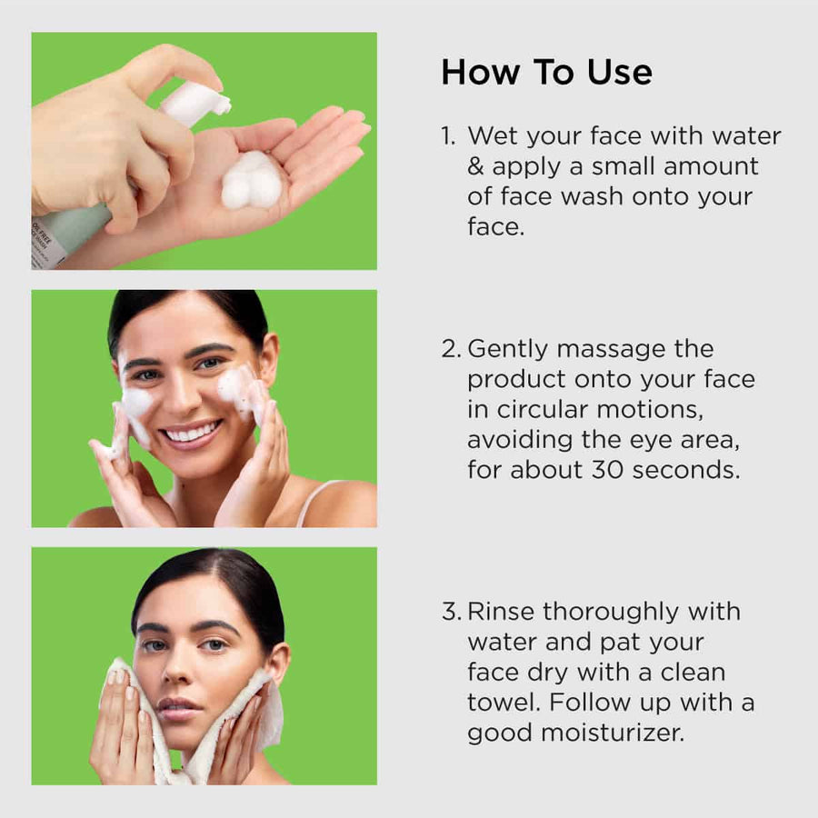 How To Apply Oil Free Cleanser