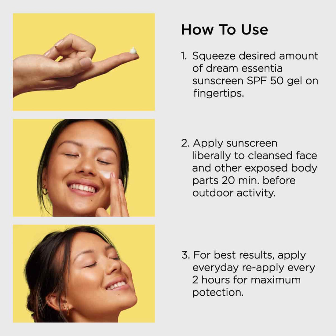 How To Apply Sunscreen