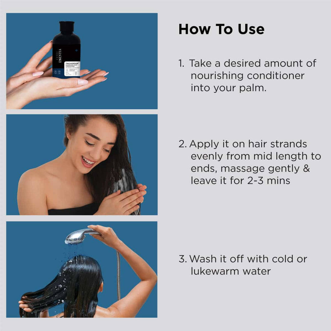 Trichoedge Nourishing Deep Hair Conditioner How to use